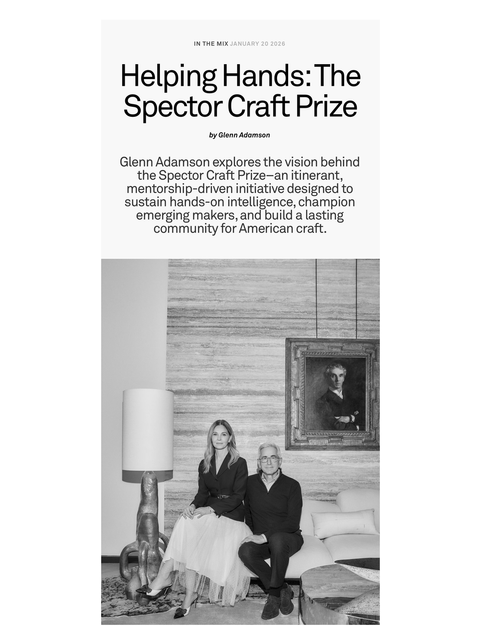 Helping Hands: The Spector Craft Prize